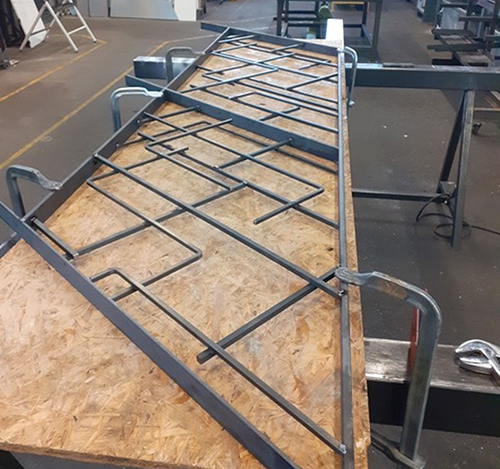 Pièce en cours de fabrication